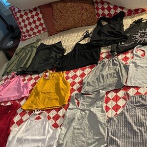 Colorful Crop Tank Top Collection